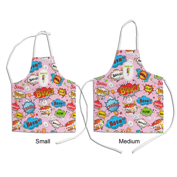 Woman Superhero Kid's Aprons - Comparison