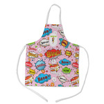 Woman Superhero Kid's Apron w/ Name or Text