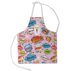 Woman Superhero Kid's Apron - Small (Personalized)
