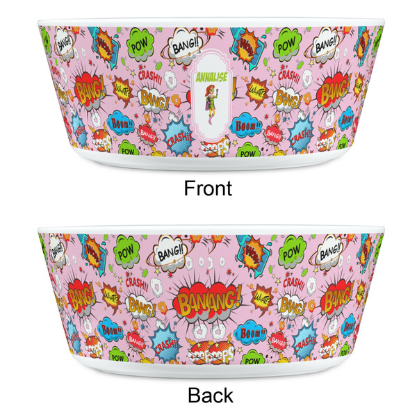 Woman Superhero Kids Bowls - APPROVAL