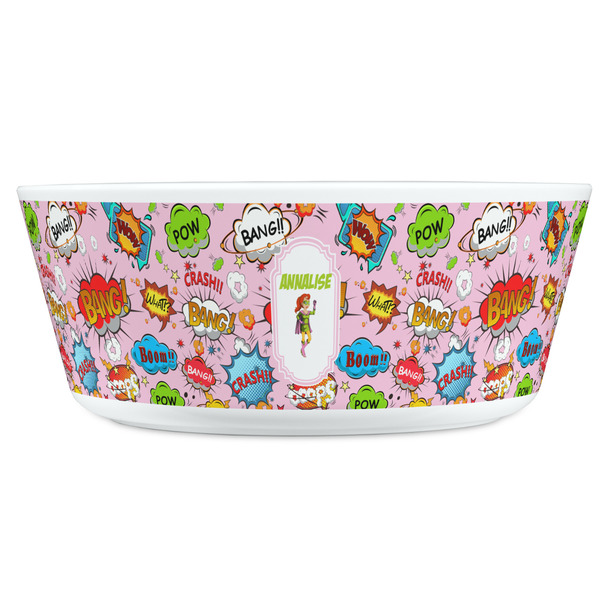 Woman Superhero Kids Bowls - FRONT