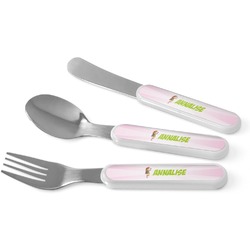 Woman Superhero Kid's Flatware (Personalized)