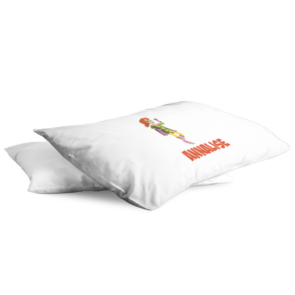 Woman Superhero King Pillow Case - TWO (partial print)