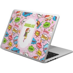 Woman Superhero Laptop Skin - Custom Sized (Personalized)