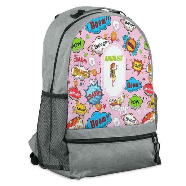 Custom Woman Superhero Backpack (Personalized)