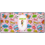 Woman Superhero 3XL Gaming Mouse Pad - 35" x 16" (Personalized)