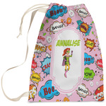 Woman Superhero Laundry Bag (Personalized)