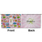 Woman Superhero Large Zipper Pouch Approval (Front and Back)