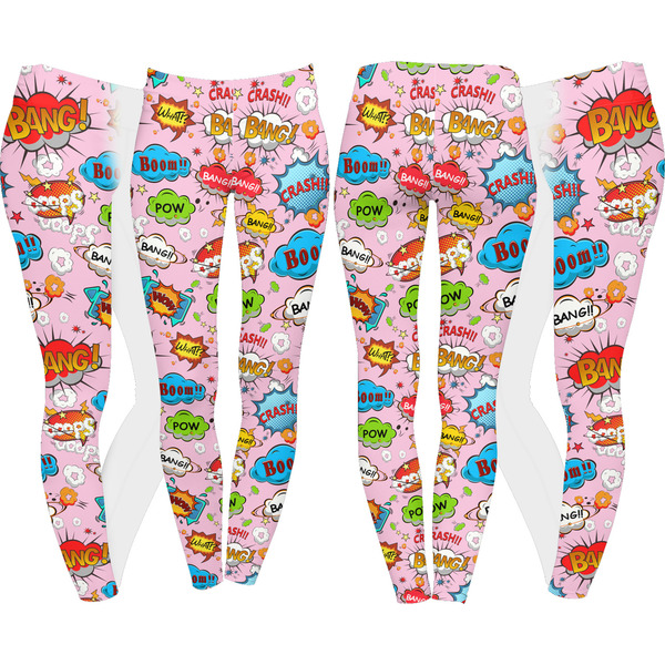 Woman Superhero Leggings Turn Around - Apvl