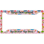 Woman Superhero License Plate Frame - Style A (Personalized)