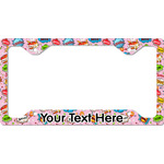Woman Superhero License Plate Frame - Style C (Personalized)