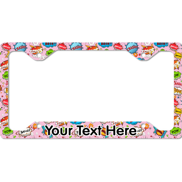 Woman Superhero License Plate Frame - Style C