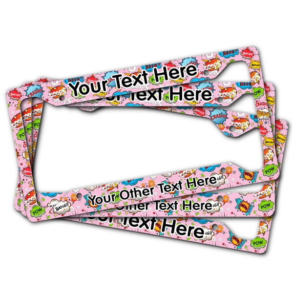 Woman Superhero License Plate Frames - (PARENT MAIN)
