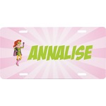 Woman Superhero Front License Plate (Personalized)