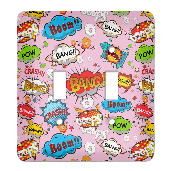 Custom Woman Superhero Light Switch Cover (2 Toggle Plate)