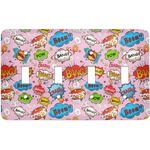 Woman Superhero Light Switch Cover (4 Toggle Plate)