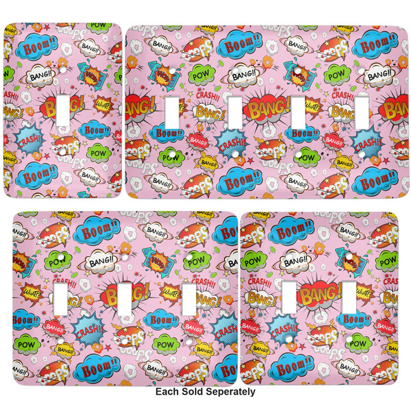 Woman Superhero Light Switch Covers all sizes