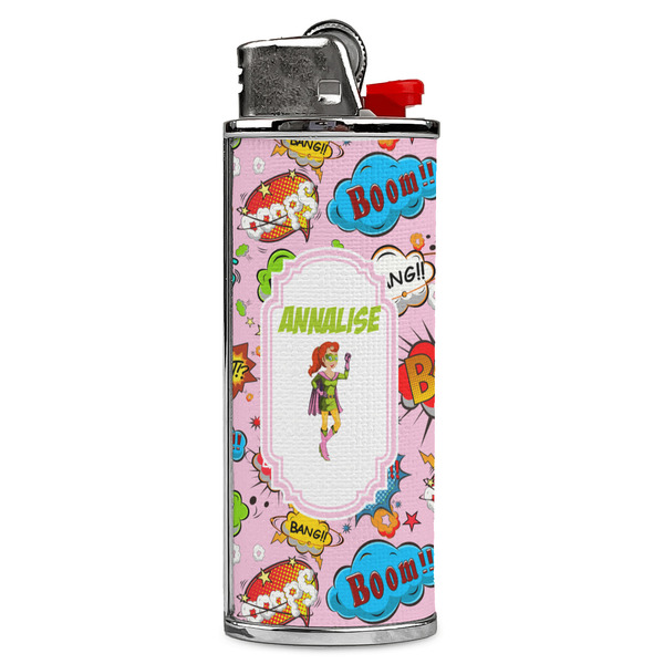 Custom Woman Superhero Case for BIC Lighters (Personalized)
