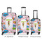 Woman Superhero Luggage Bags all sizes - With Handle