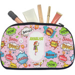 Woman Superhero Makeup / Cosmetic Bag - Medium (Personalized)