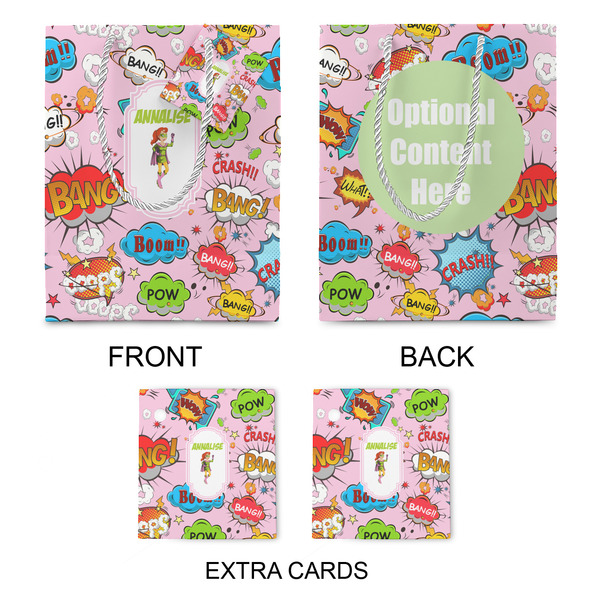 Woman Superhero Medium Gift Bag - Approval