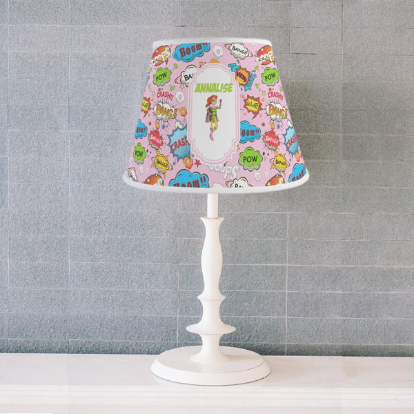 Woman Superhero Poly Film Empire Lampshade - Lifestyle