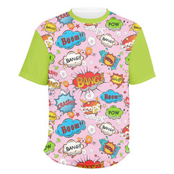 Woman Superhero Men's Crew T-Shirt - Medium