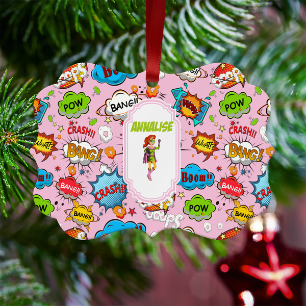 Woman Superhero Metal Benilux Ornament - Lifestyle