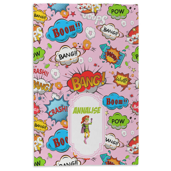 Woman Superhero Microfiber Dish Towel - APPROVAL