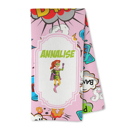 Woman Superhero Kitchen Towel - Microfiber (Personalized)
