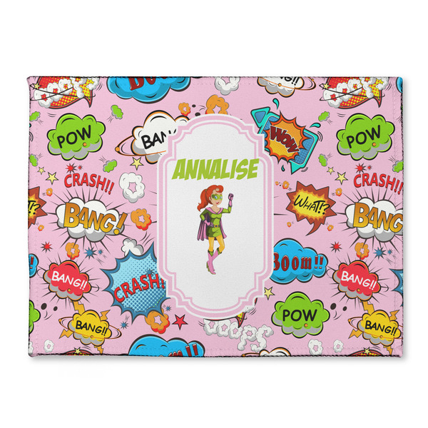 Custom Woman Superhero Microfiber Screen Cleaner (Personalized)