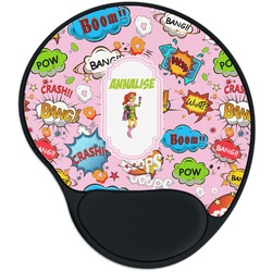 Woman Superhero Mouse Pad with Wrist Support