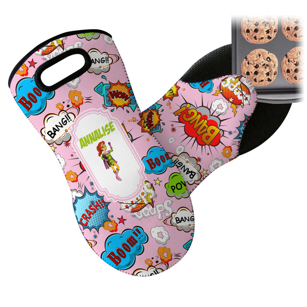 Woman Superhero Neoprene Oven Mitt