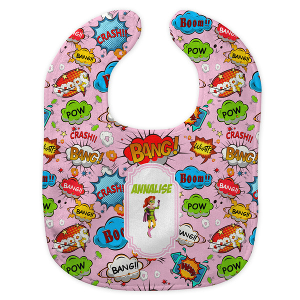 Woman Superhero New Bib Flat Approval