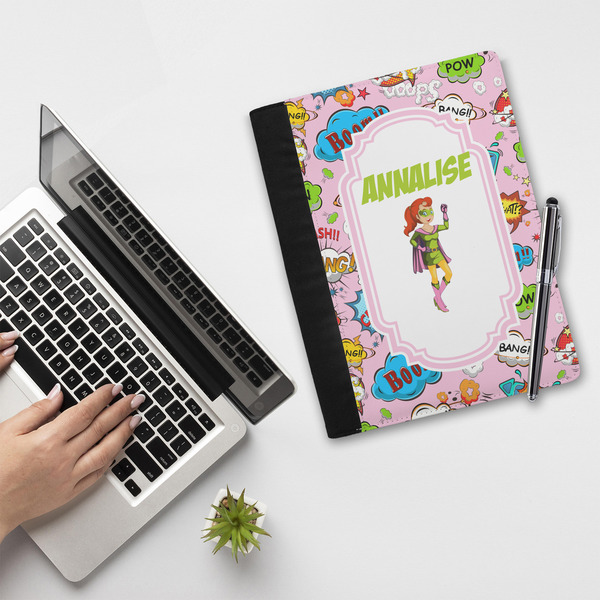 Woman Superhero Notebook Padfolio - LIFESTYLE (large)