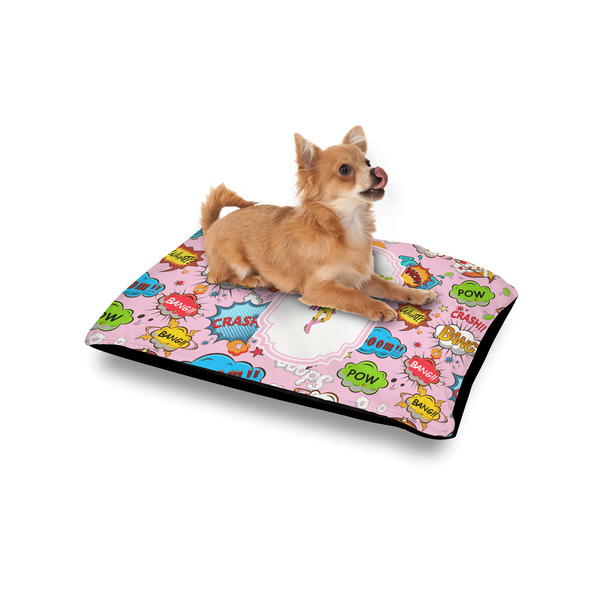 Woman Superhero Outdoor Dog Beds - Small - IN CONTEXT