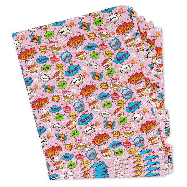 Custom Woman Superhero Binder Tab Divider Set (Personalized)