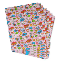 Woman Superhero Binder Tab Divider - Set of 6 (Personalized)