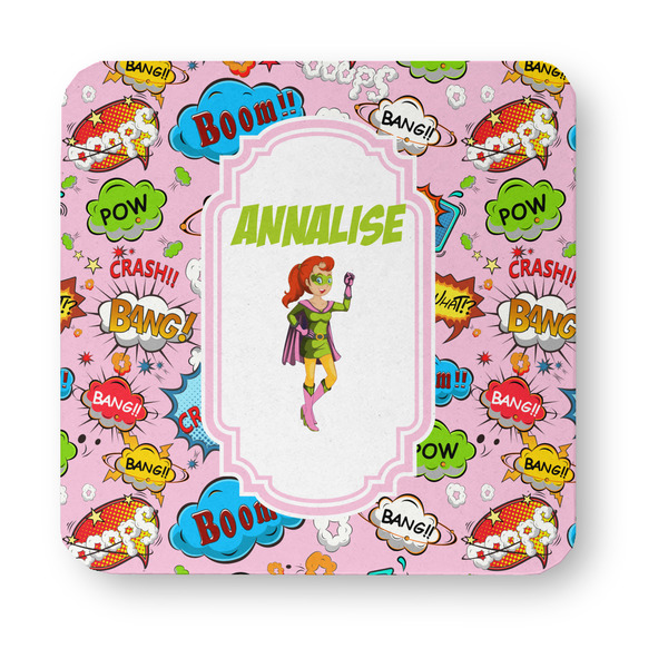 Woman Superhero Paper Coasters - Approval