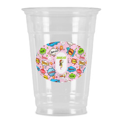 Woman Superhero Party Cups - 16oz (Personalized)