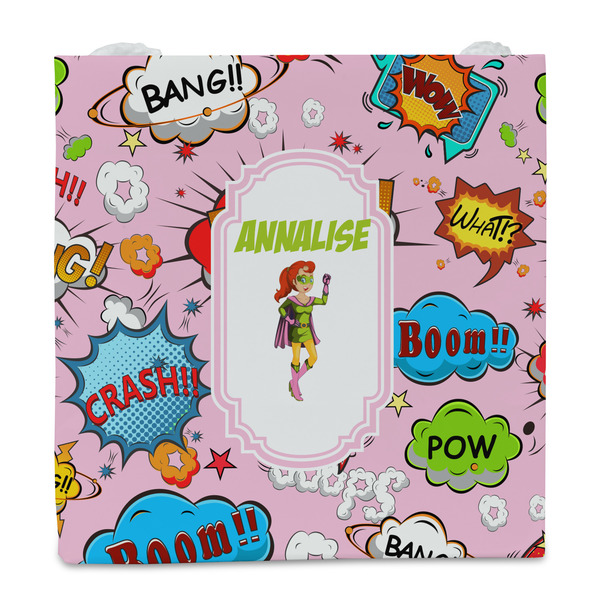 Woman Superhero Party Favor Gift Bag - Gloss - Front
