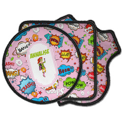 Woman Superhero Iron on Patches (Personalized)