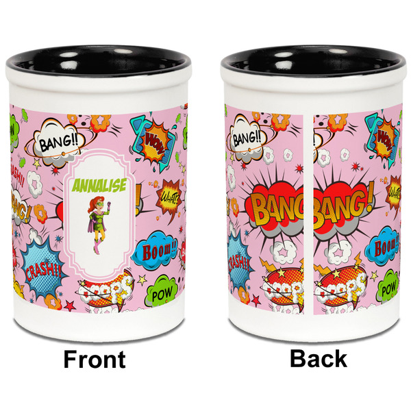 Woman Superhero Pencil Holder - Black - approval