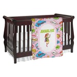 Woman Superhero Baby Blanket (Personalized)