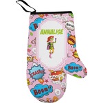 Woman Superhero Right Oven Mitt (Personalized)