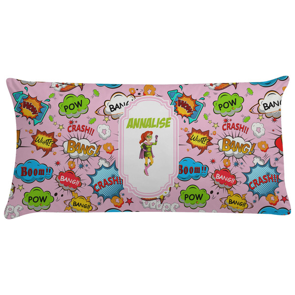 Custom Woman Superhero Pillow Case (Personalized)
