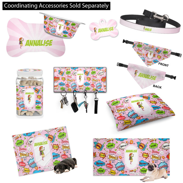 Woman Superhero Customized Pet Accessories