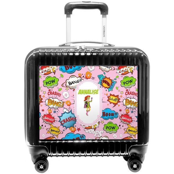 Custom Woman Superhero Pilot / Flight Suitcase (Personalized)