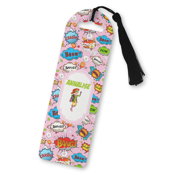 Custom Woman Superhero Plastic Bookmark (Personalized)