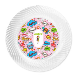 Woman Superhero Plastic Party Dinner Plates - 10" (Personalized)